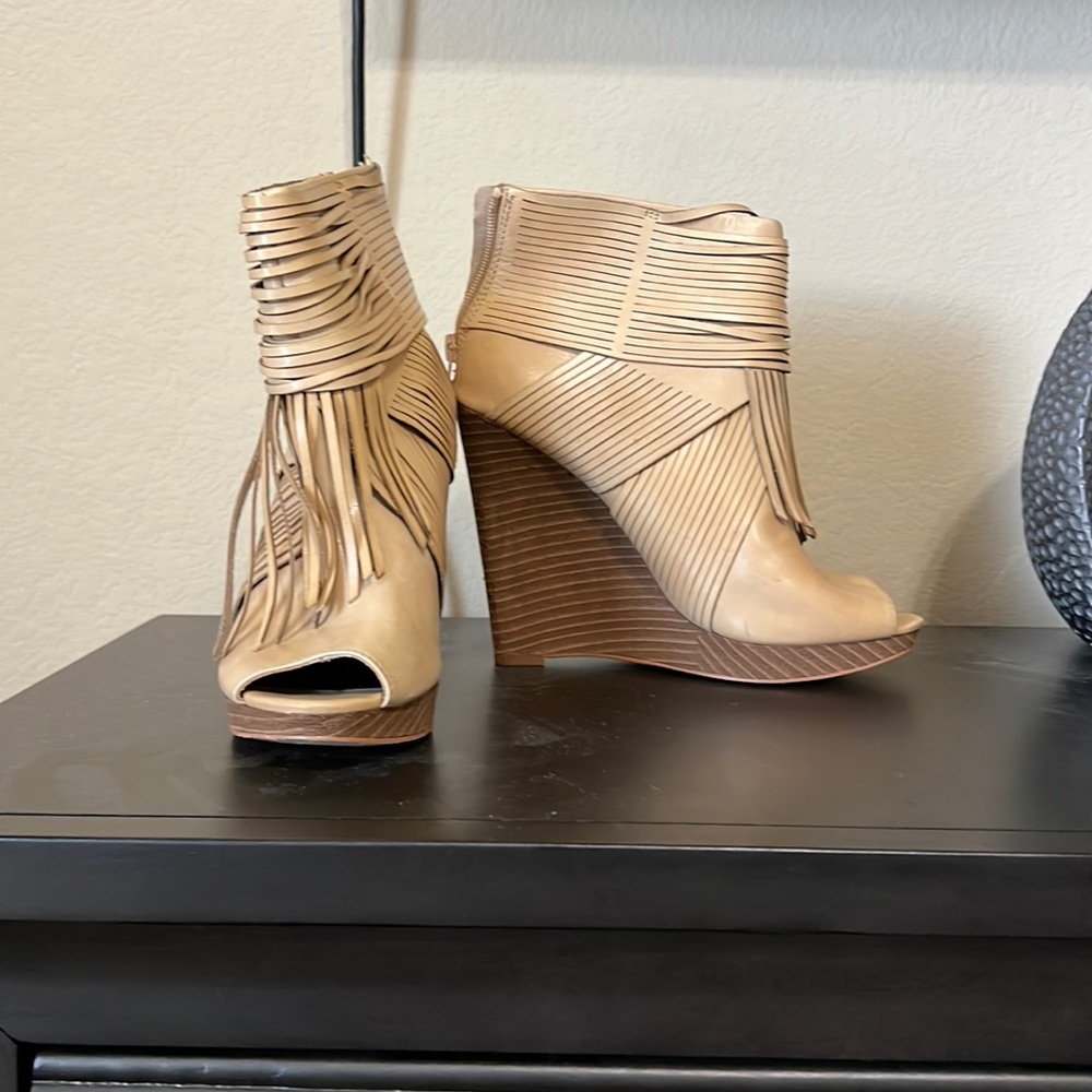 Fall Open Toe Booties - image 1